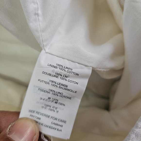 J. Crew Women's 100% Linen Pleated Pants w/ Cotton Liner Size 2 EUC - Picture 9 of 9